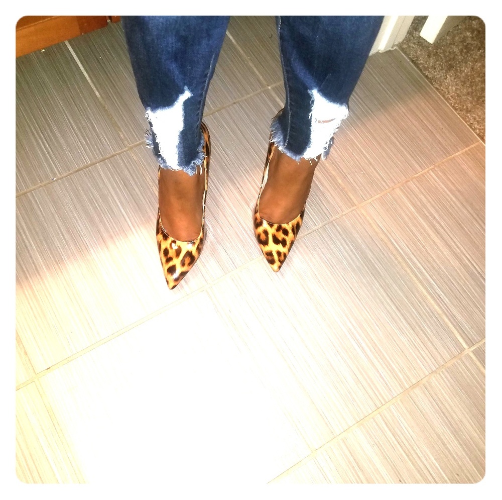 Leopard heels